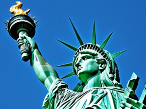 ile metrów ma statua wolności