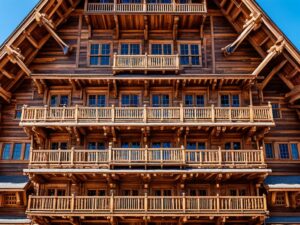 najwyższa budowla z drewna na świecie