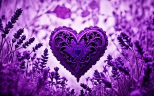 co oznacza fioletowe serce